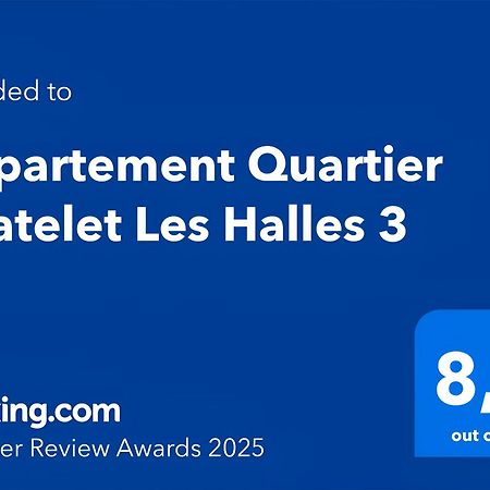 Appartement Quartier Chatelet Les Halles 3 Free Netflix Paris Exterior photo